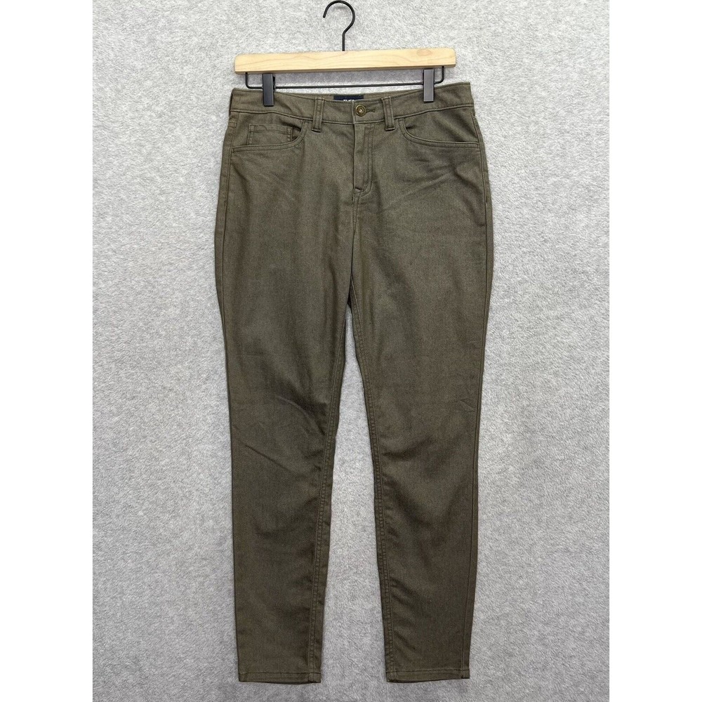 Women's Olive High-Rise Skinny Pants